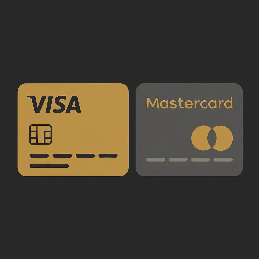 Visa and Mastercard icon